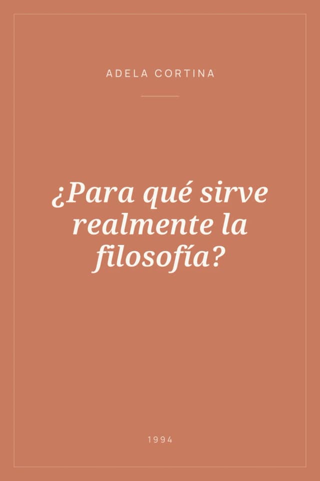 Portada de ¿Para qué sirve realmente la filosofía?