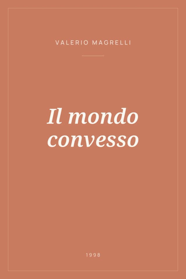 Portada de Il mondo convesso