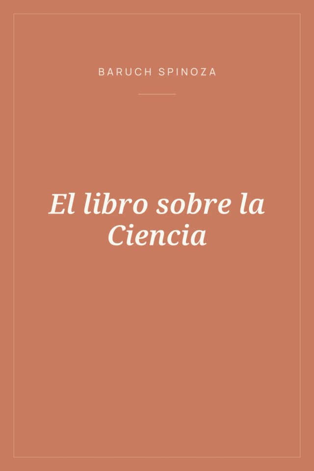 Portada de El libro sobre la Ciencia