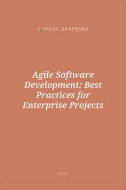 Portada de Agile Software Development: Best Practices for Enterprise Projects