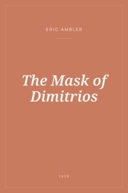 Portada de The Mask of Dimitrios