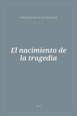 Portada de El nacimiento de la tragedia