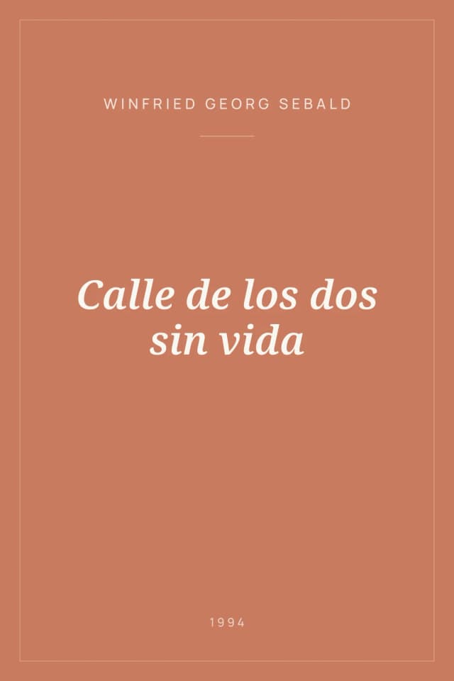 Portada de Calle de los dos sin vida