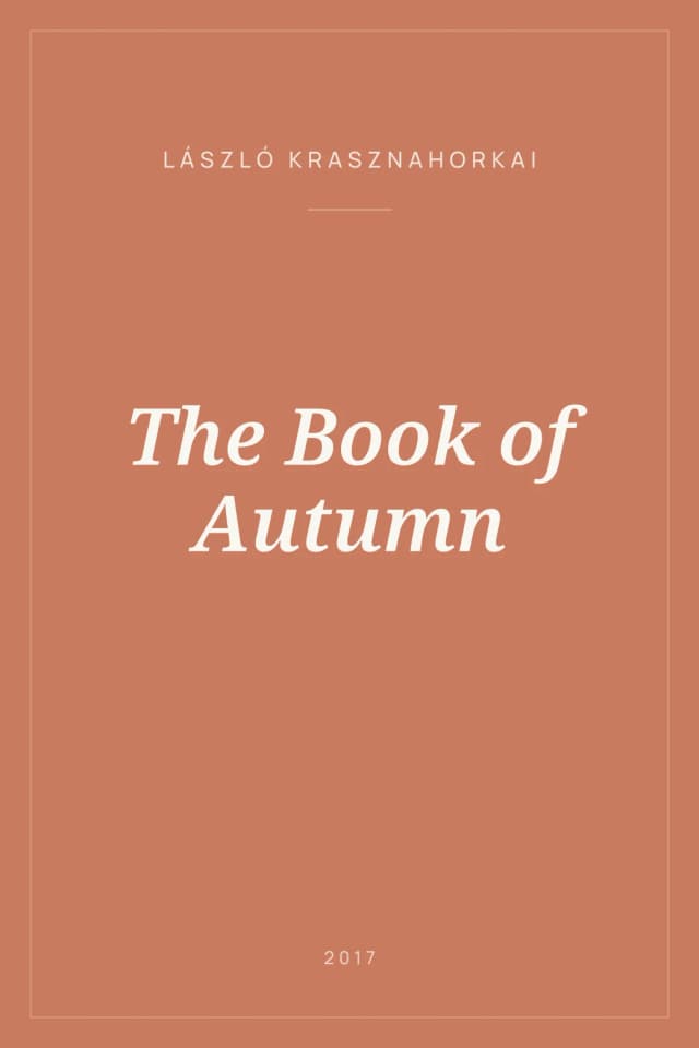 Portada de The Book of Autumn