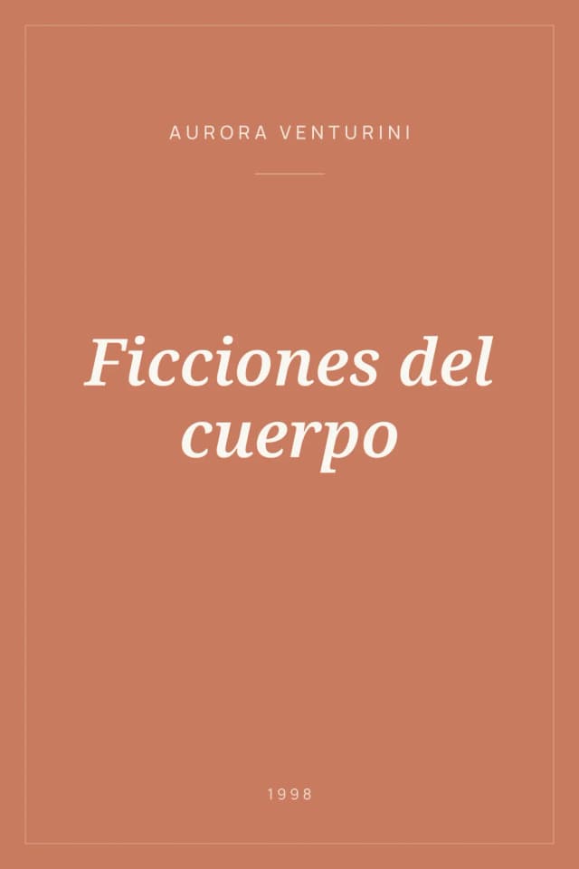 Portada de Ficciones del cuerpo