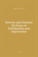 Portada de Poverty and Famines: An Essay on Entitlements and Deprivation