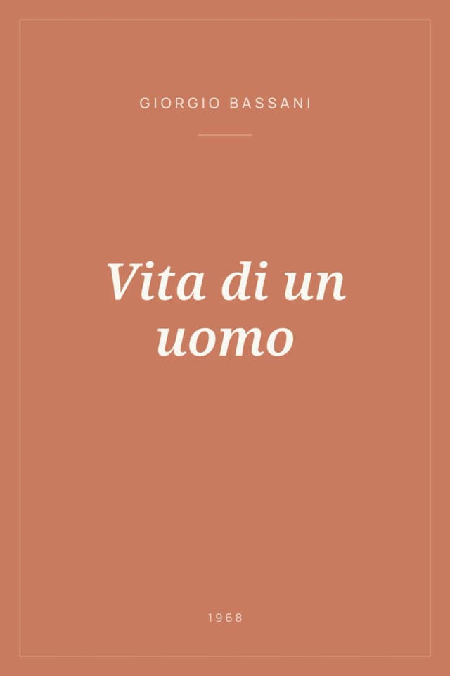 Portada de Vita di un uomo