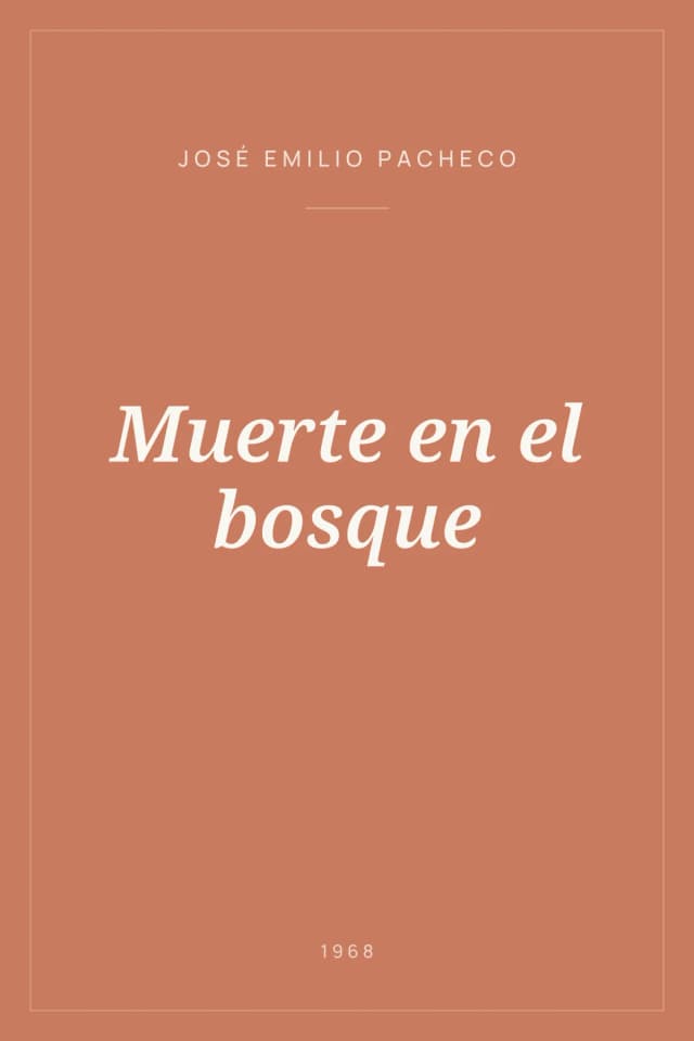 Portada de Muerte en el bosque