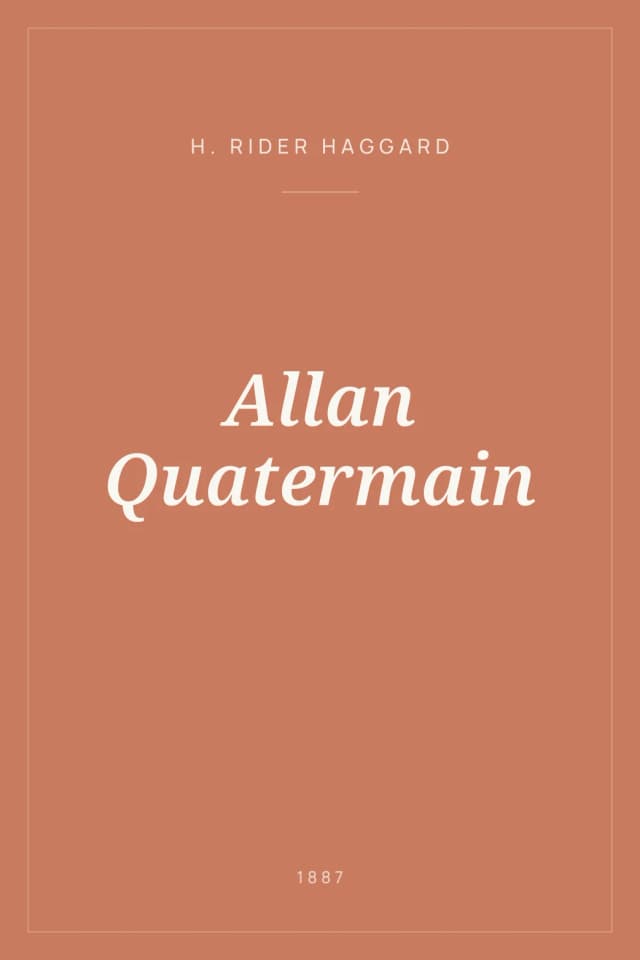 Portada de Allan Quatermain