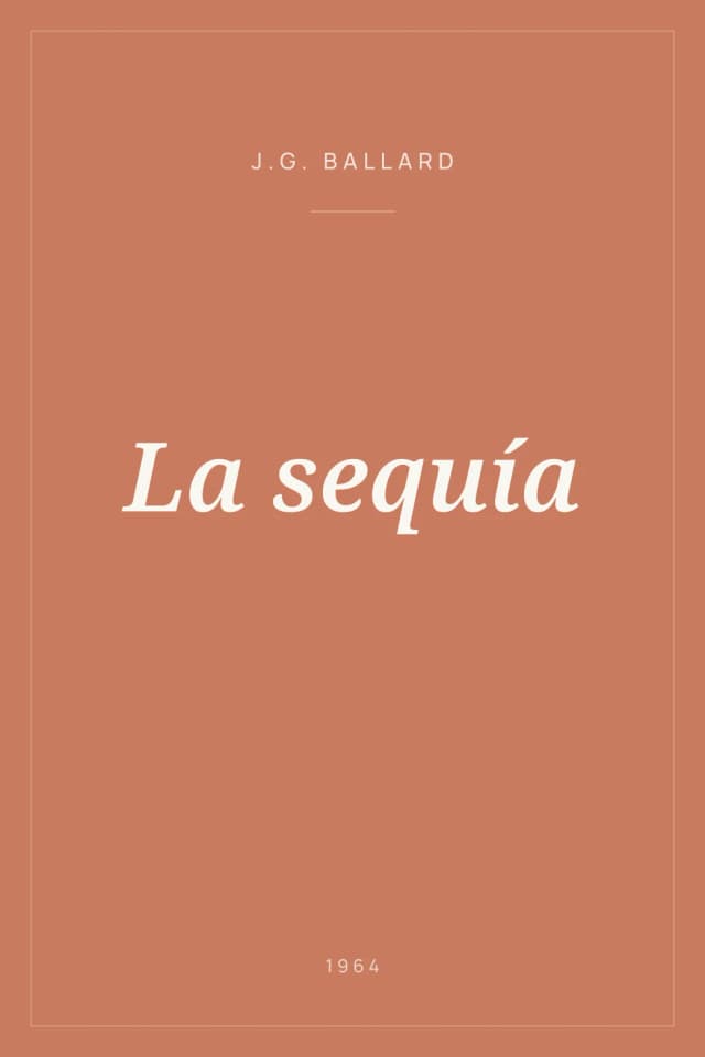 Portada de La sequía