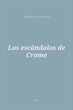 Portada de Los escándalos de Crome