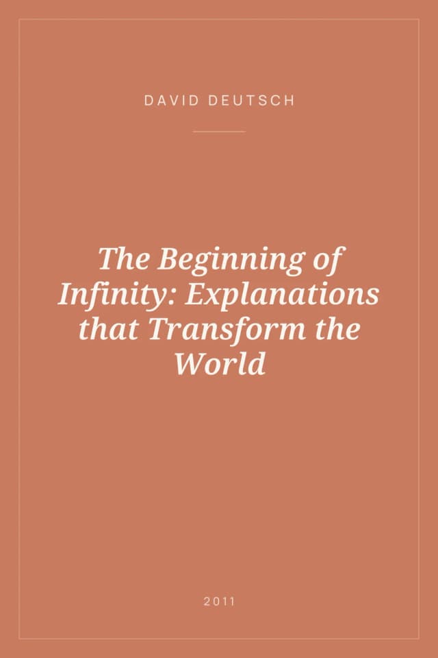 Portada de The Beginning of Infinity: Explanations that Transform the World