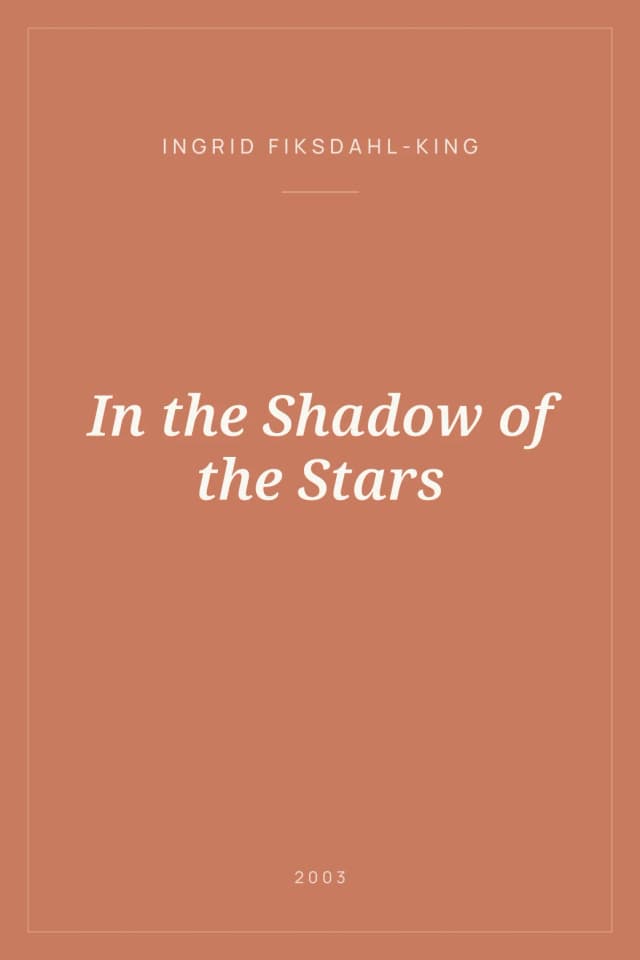 Portada de In the Shadow of the Stars