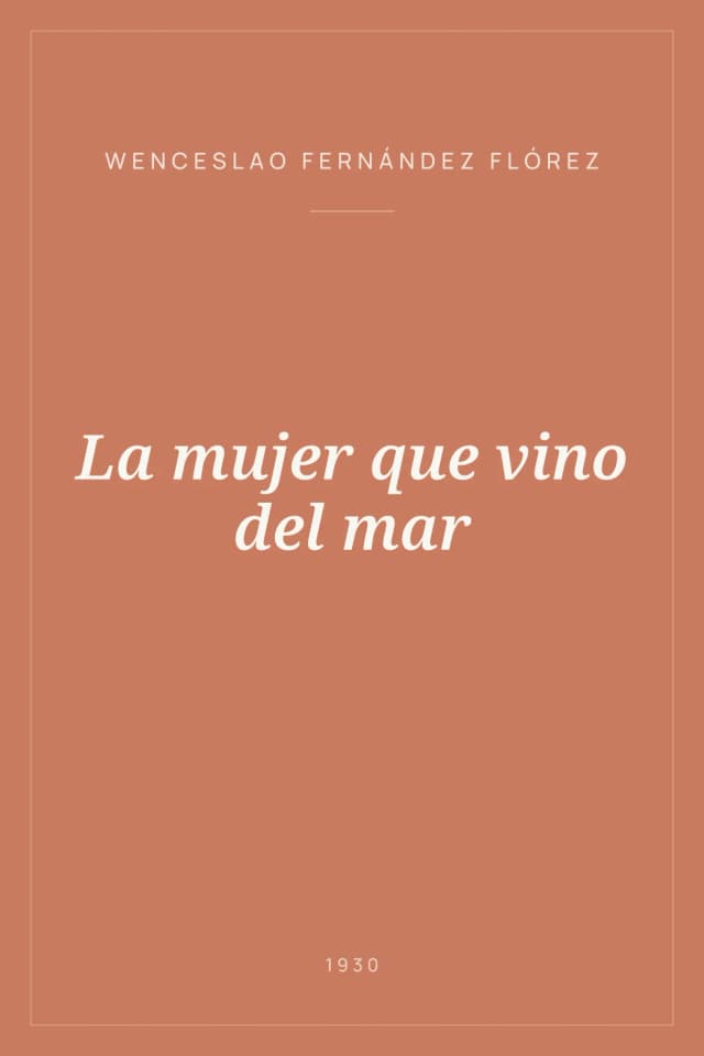 Portada de La mujer que vino del mar