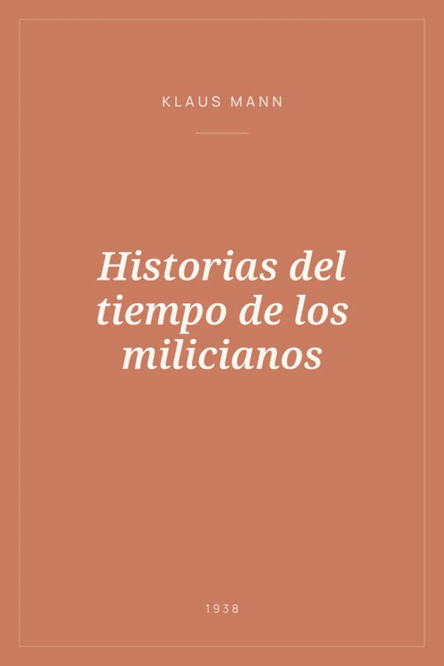 Portada de Historias del tiempo de los milicianos
