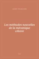 Portada de Les méthodes nouvelles de la mécanique céleste