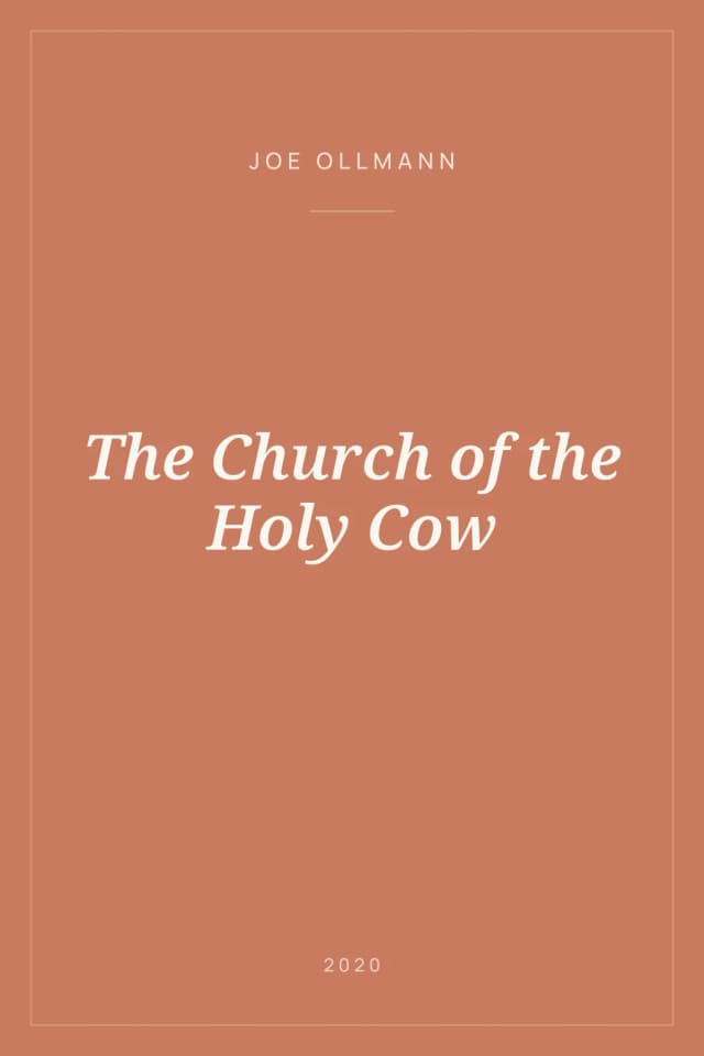 Portada de The Church of the Holy Cow