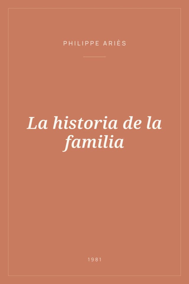 Portada de La historia de la familia