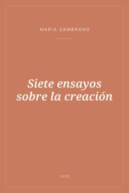 Portada de Siete ensayos sobre la creación