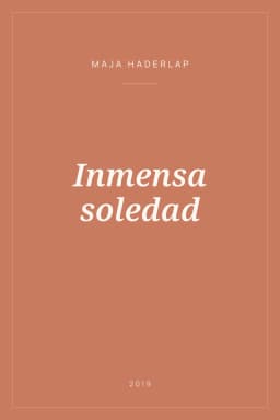 Portada de Inmensa soledad