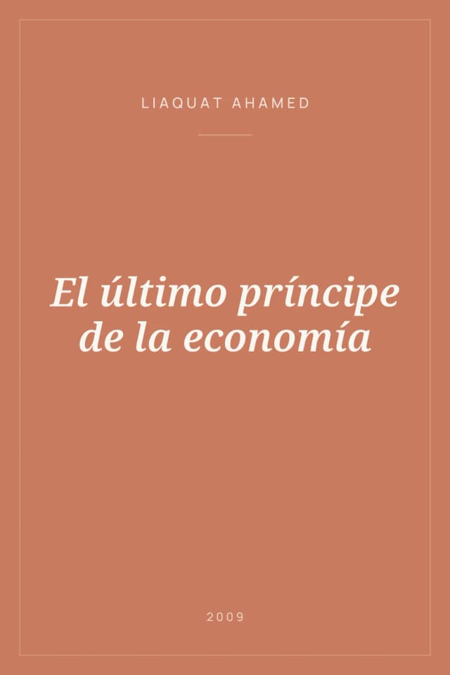 Portada de El último príncipe de la economía