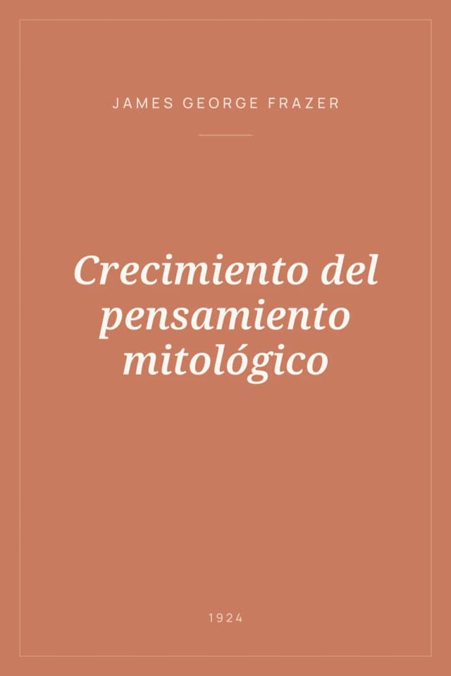 Portada de Crecimiento del pensamiento mitológico