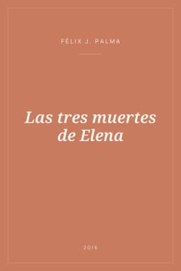 Portada de Las tres muertes de Elena