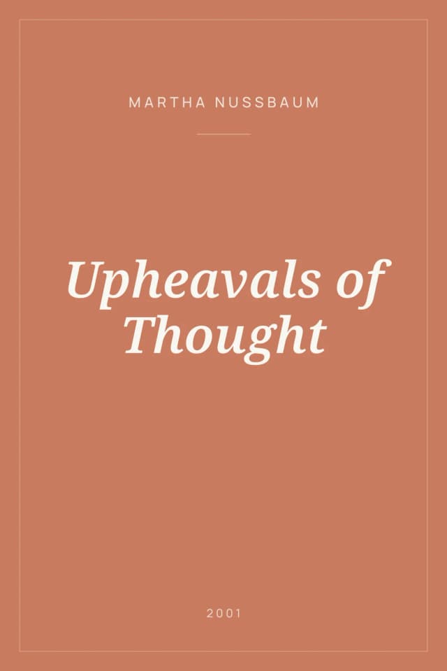 Portada de Upheavals of Thought