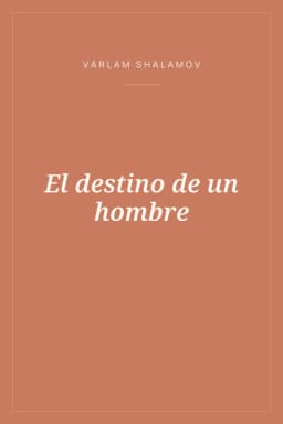 Portada de El destino de un hombre