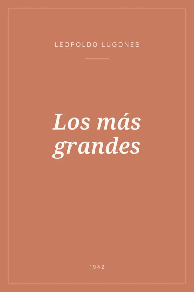 Portada de Los más grandes