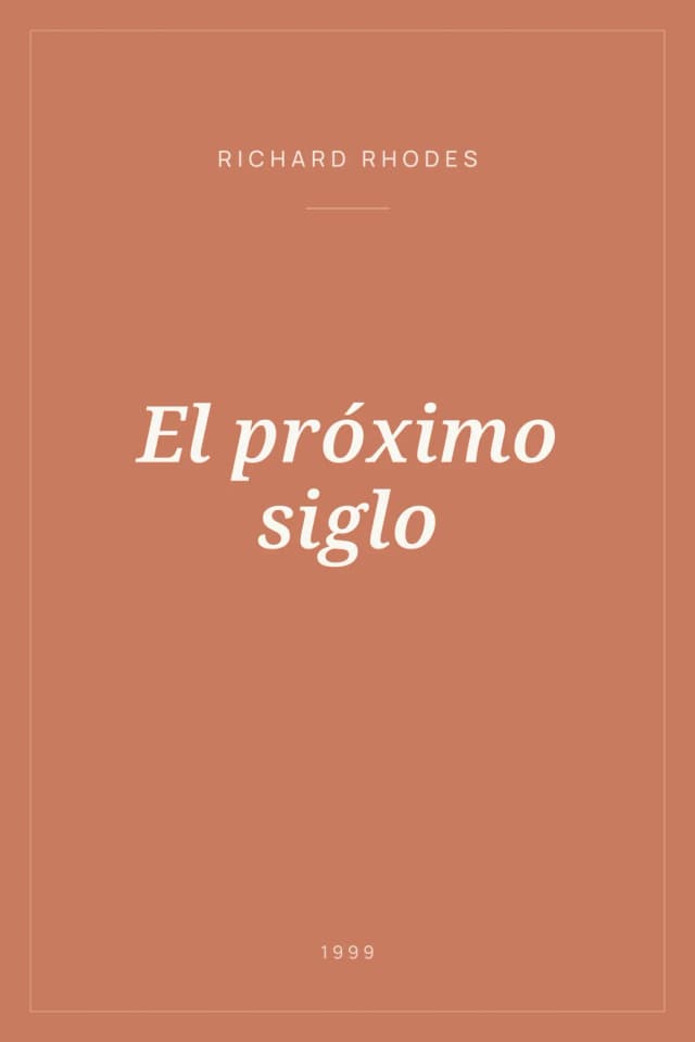 Portada de El próximo siglo