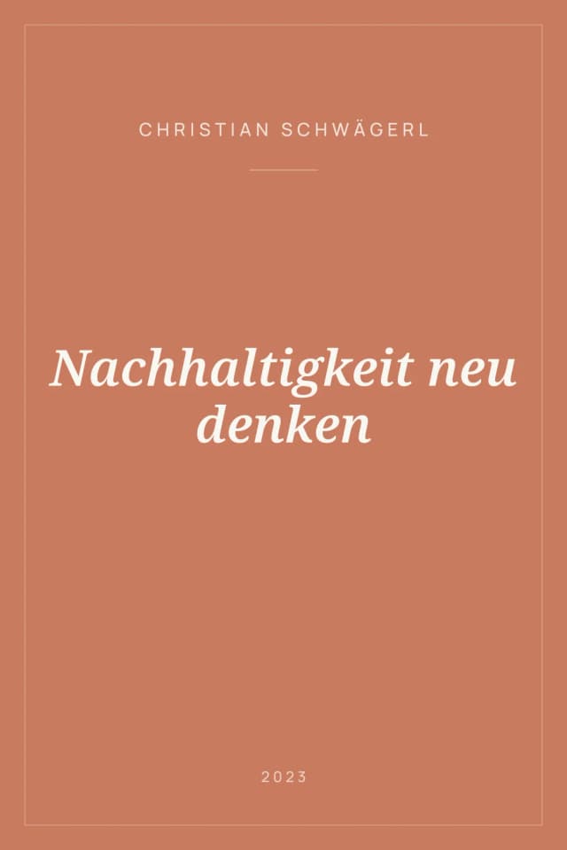 Portada de Nachhaltigkeit neu denken