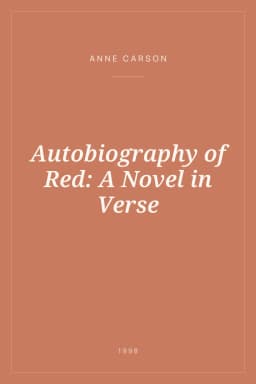 Portada de Autobiography of Red: A Novel in Verse