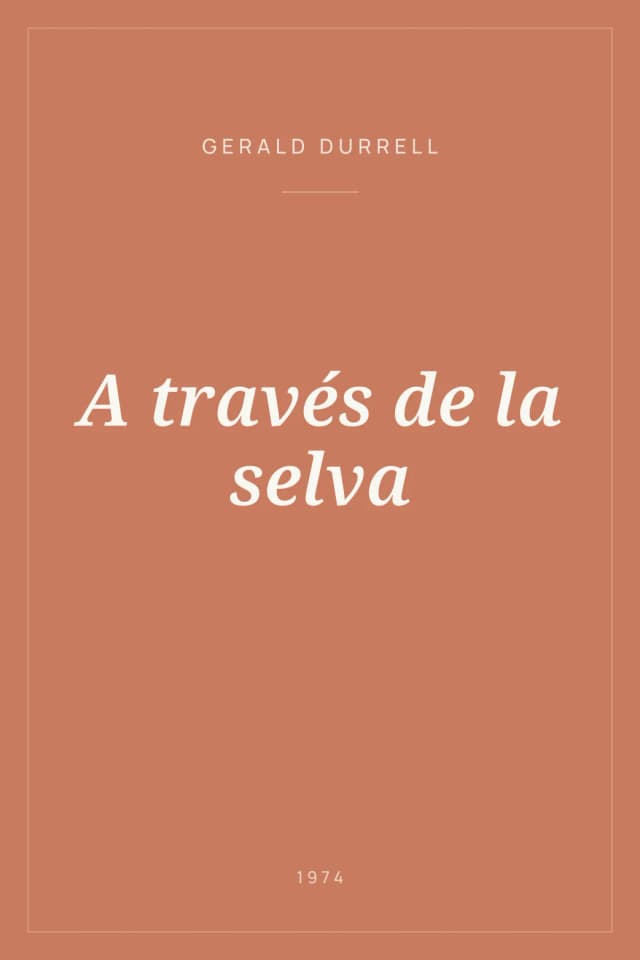Portada de A través de la selva