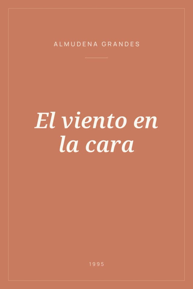Portada de El viento en la cara
