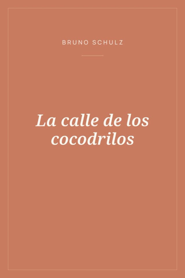 Portada de La calle de los cocodrilos