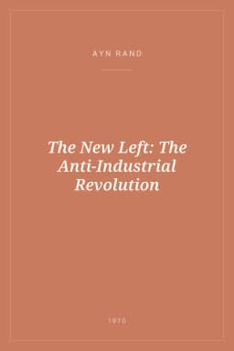 Portada de The New Left: The Anti-Industrial Revolution