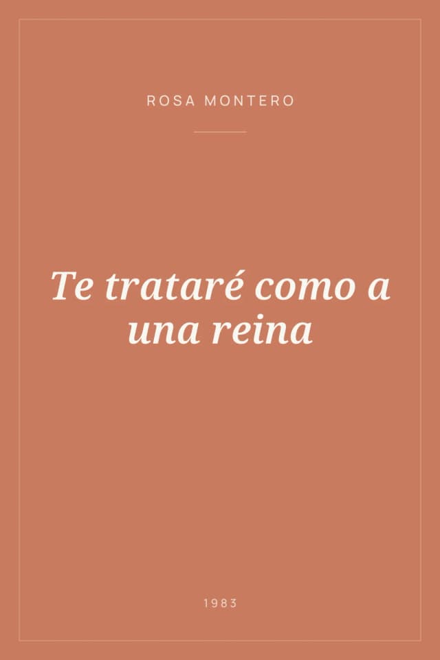 Portada de Te trataré como a una reina