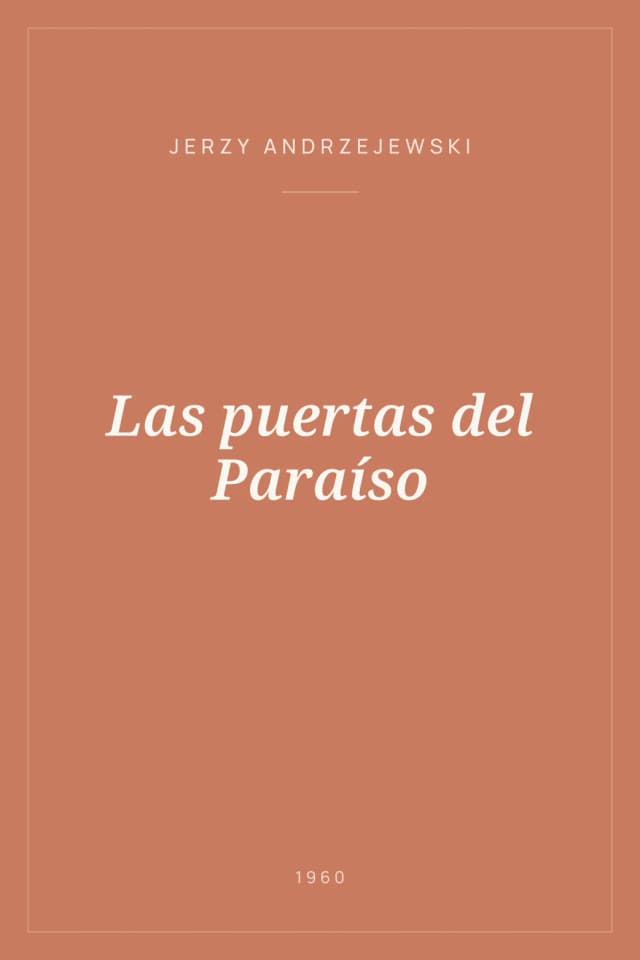 Portada de Las puertas del Paraíso