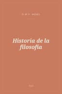 Portada de Historia de la filosofía