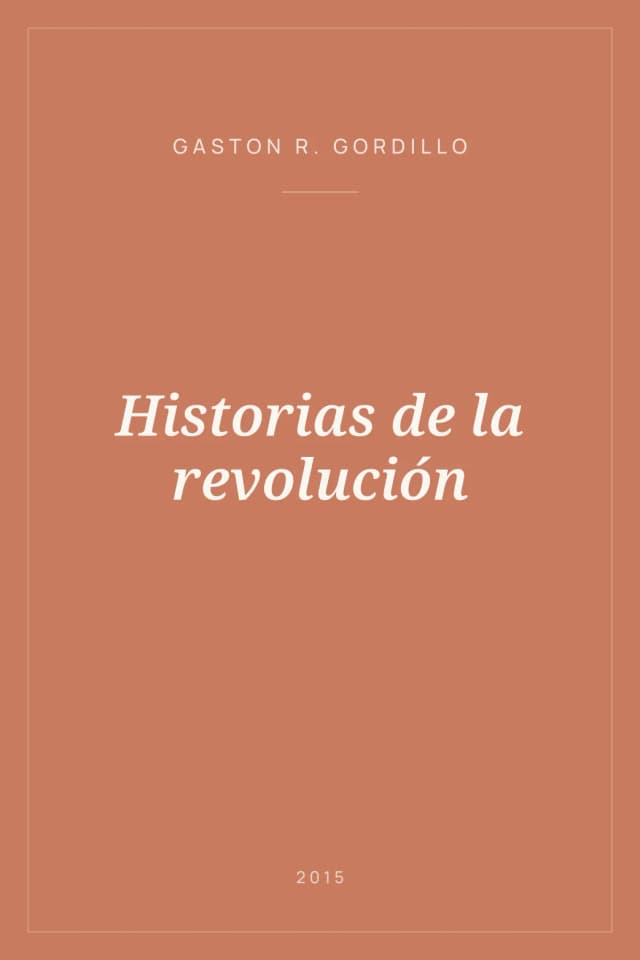 Portada de Historias de la revolución