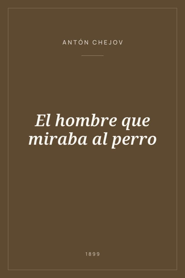 Portada de El hombre que miraba al perro