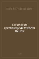 Portada de Los años de aprendizaje de Wilhelm Meister