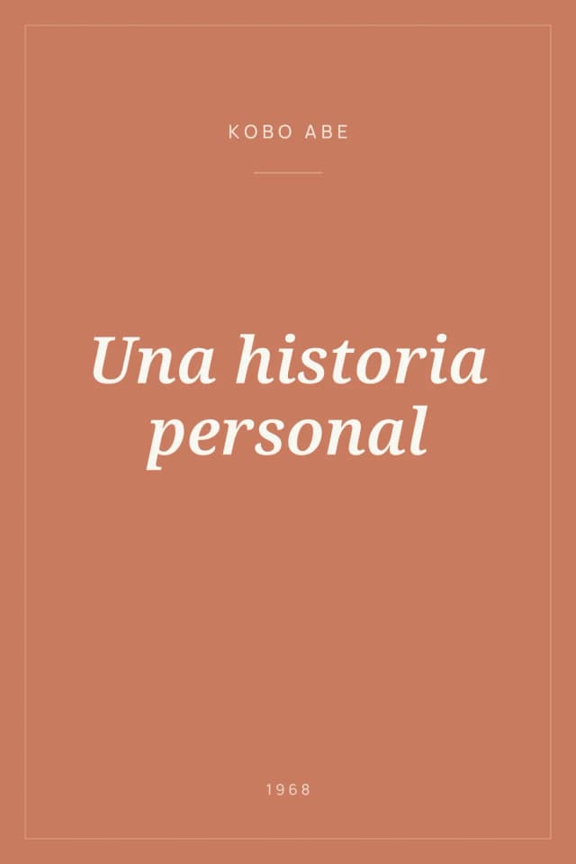 Portada de Una historia personal