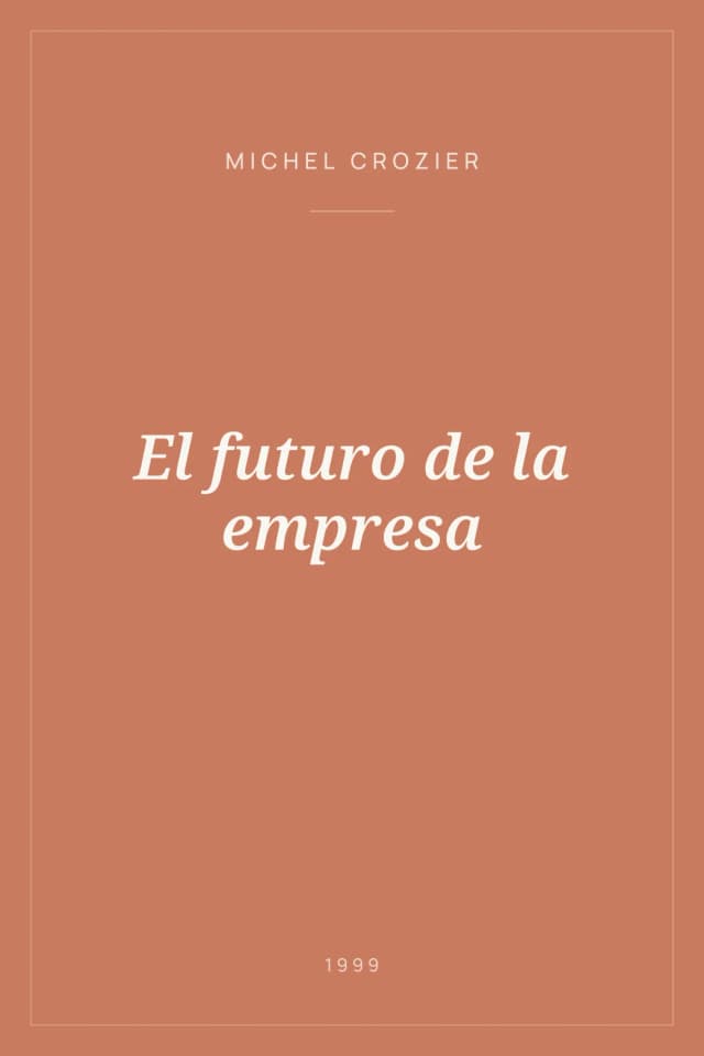 Portada de El futuro de la empresa