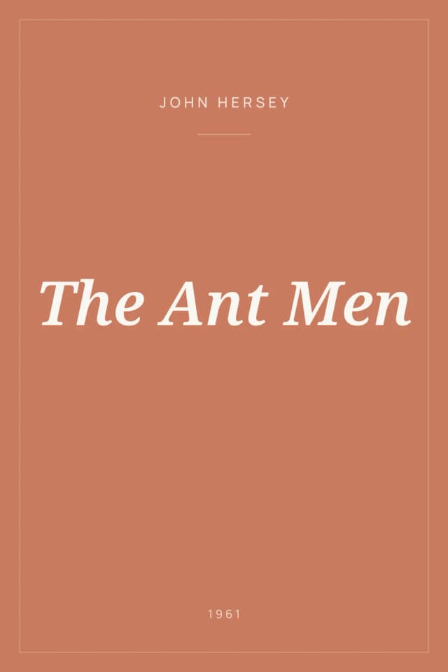 Portada de The Ant Men