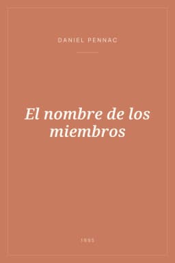 Portada de El nombre de los miembros