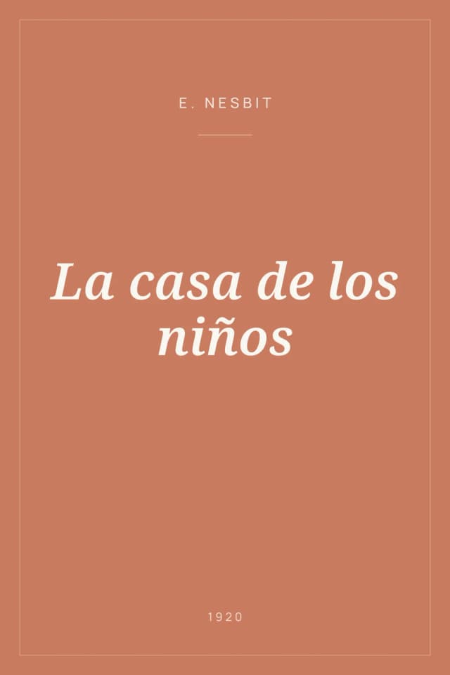 Portada de La casa de los niños