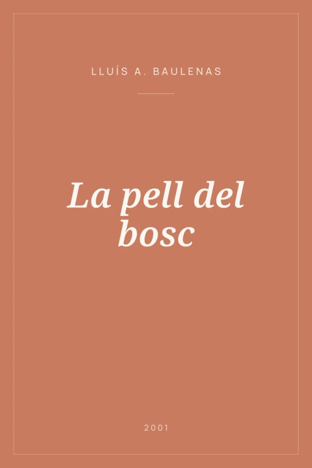 Portada de La pell del bosc
