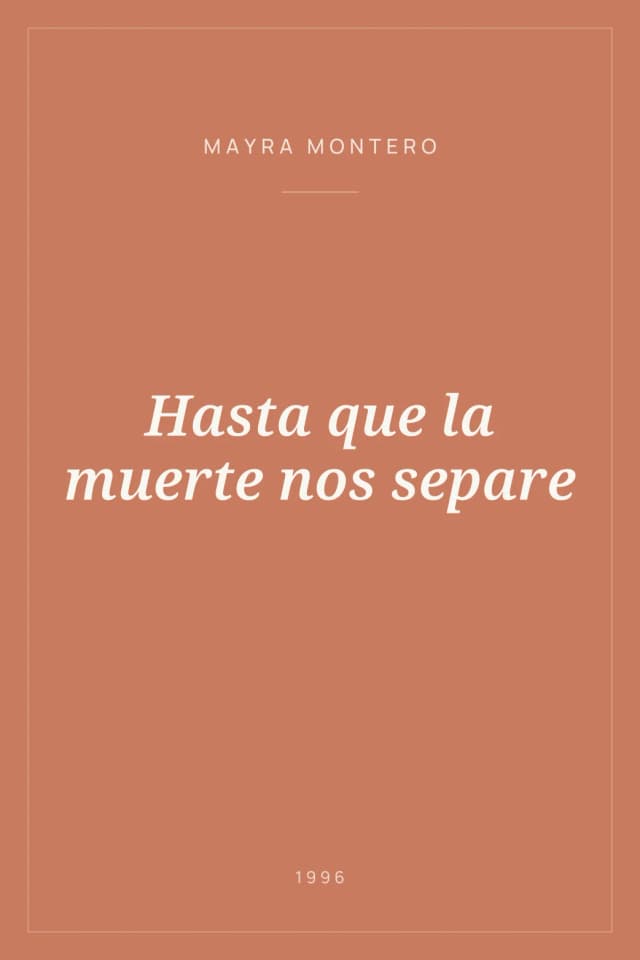 Portada de Hasta que la muerte nos separe
